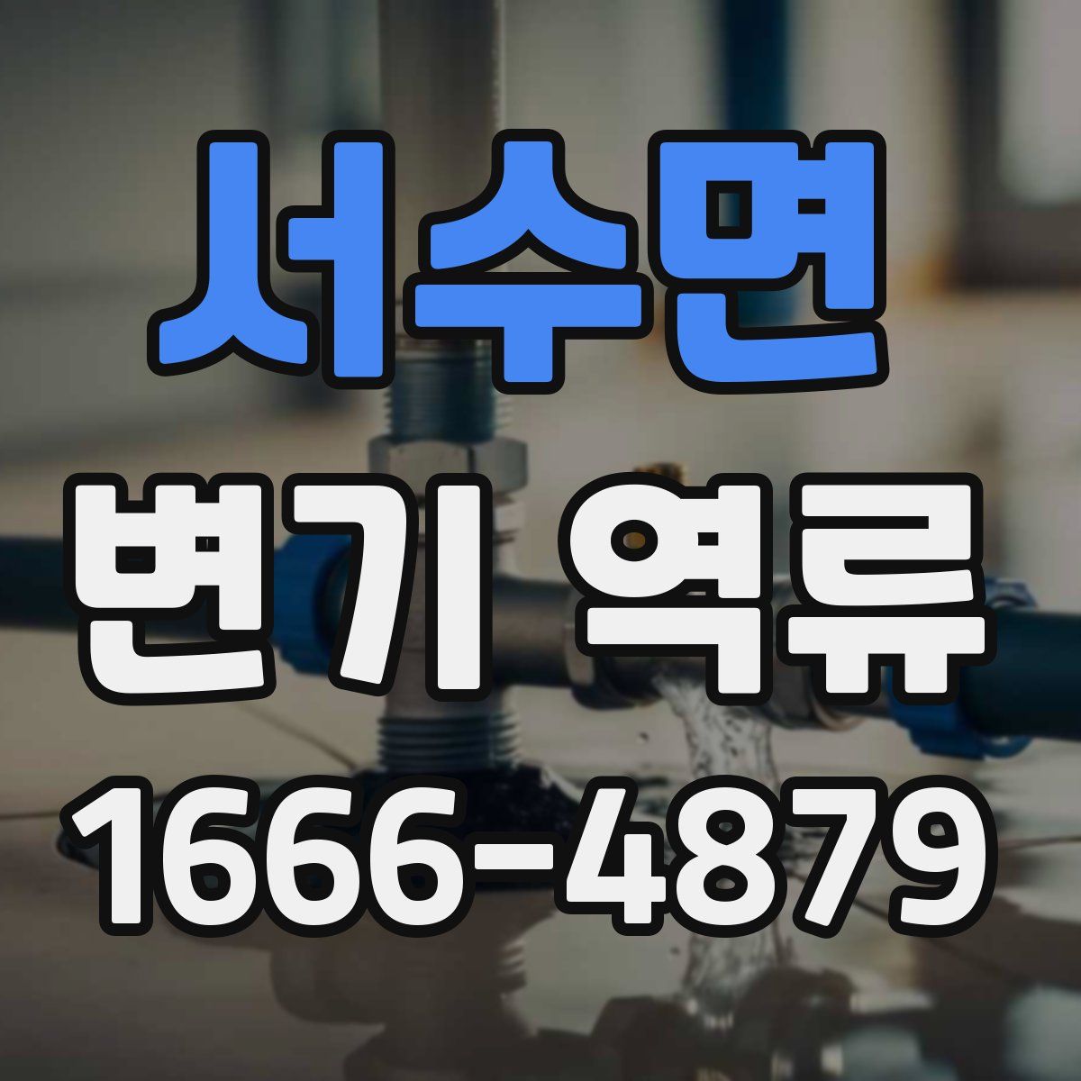 서수면 변기 역류