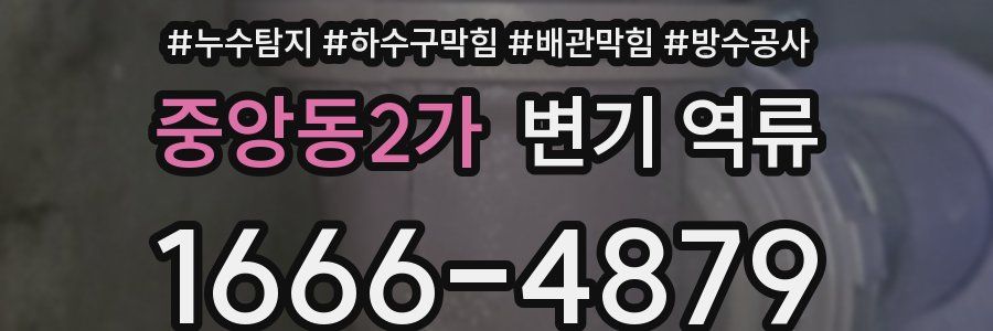 중앙동2가 변기 역류