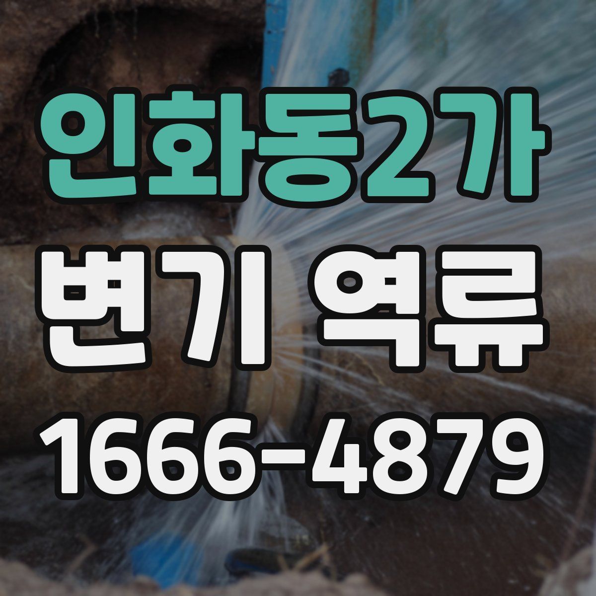 인화동2가 변기 역류