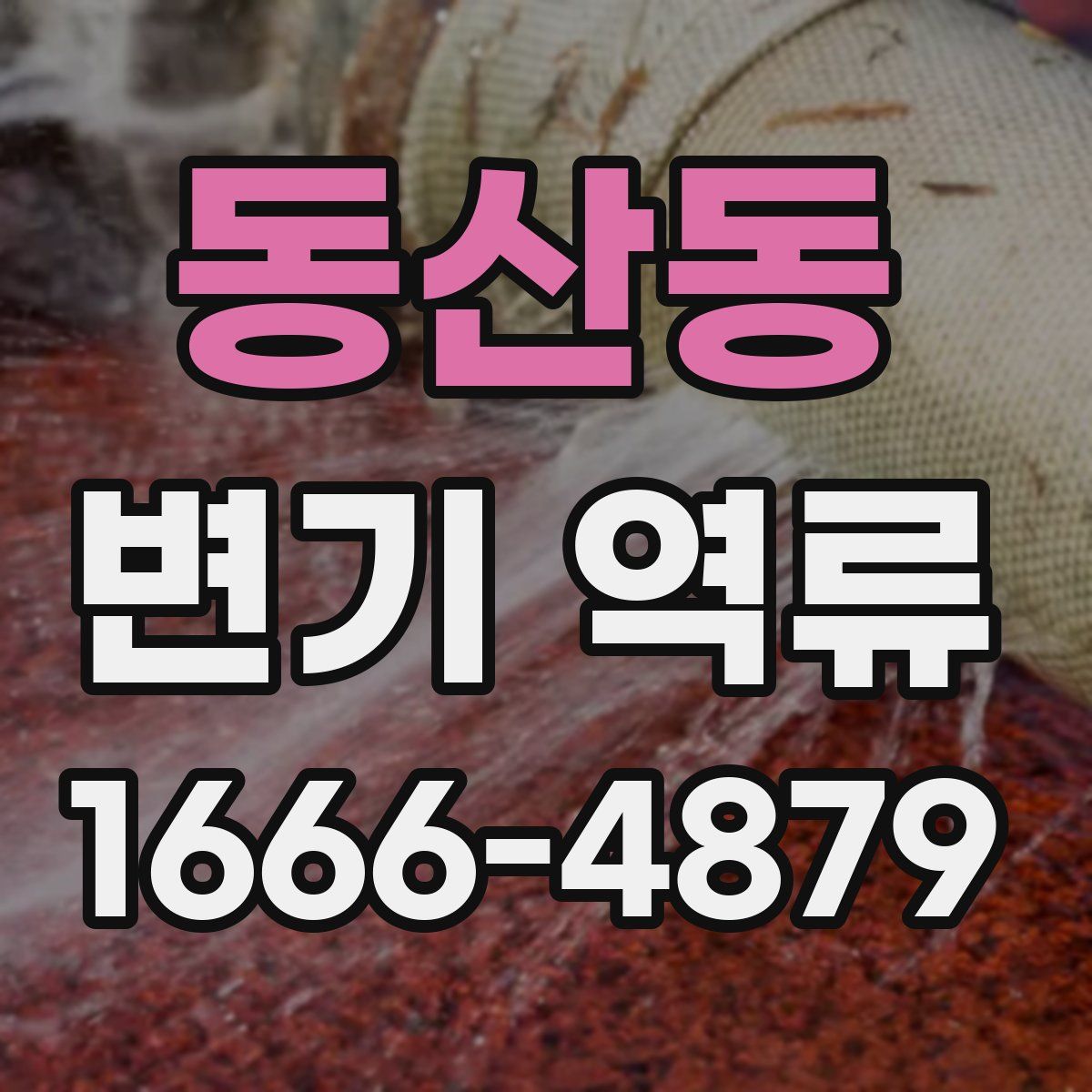 동산동 변기 역류