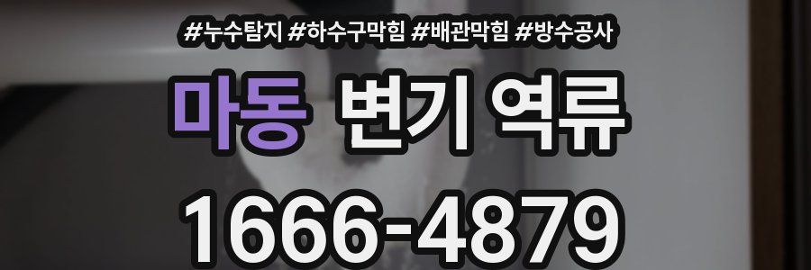마동 변기 역류