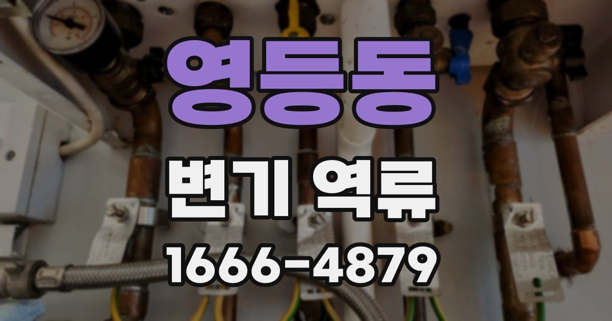 영등동 변기 역류