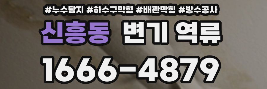 신흥동 변기 역류