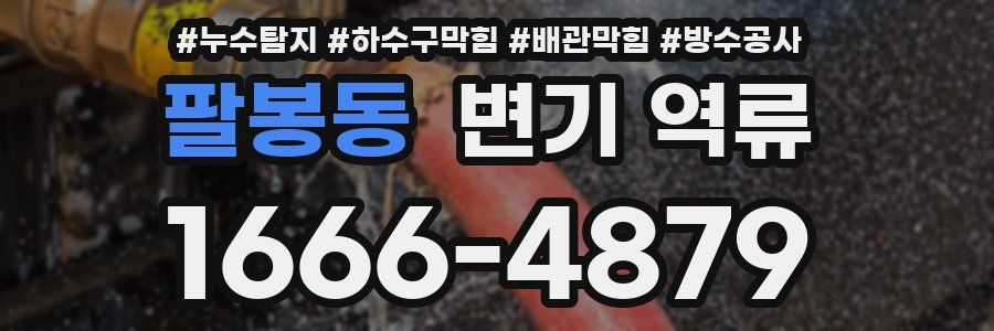 팔봉동 변기 역류