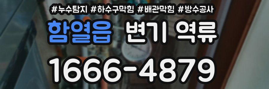 함열읍 변기 역류