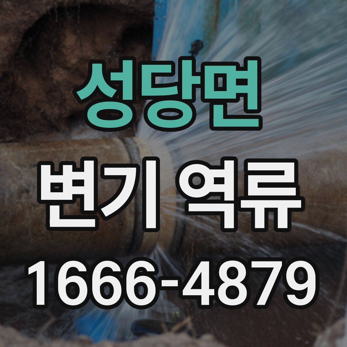 성당면 변기 역류