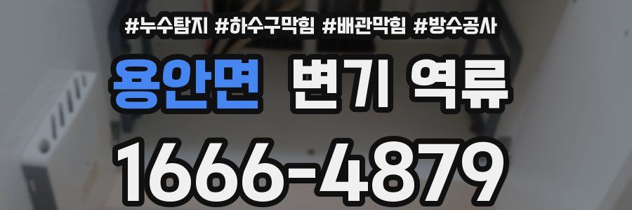 용안면 변기 역류