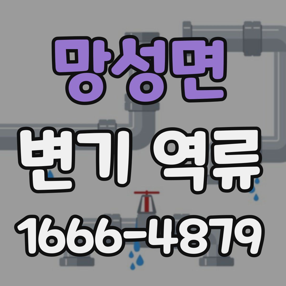 망성면 변기 역류
