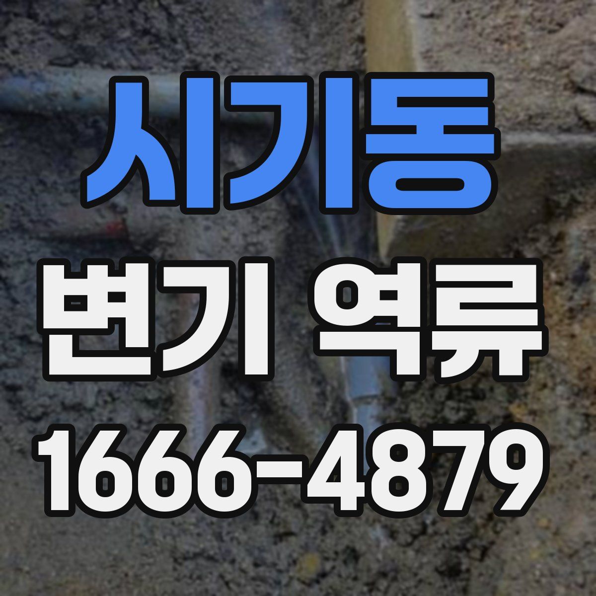 시기동 변기 역류
