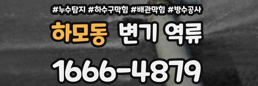 하모동 변기 역류