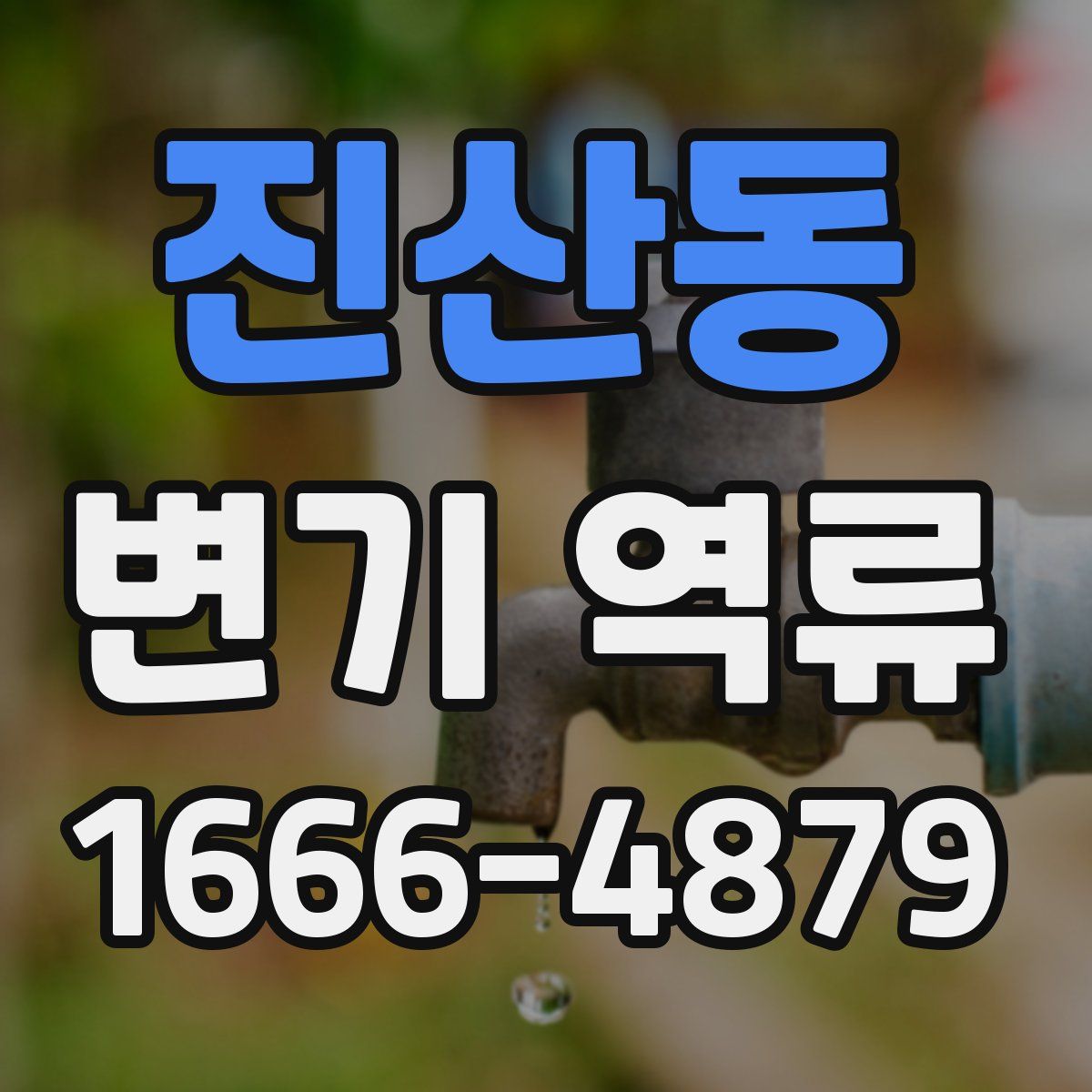 진산동 변기 역류