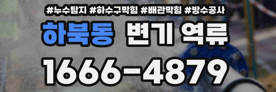 하북동 변기 역류