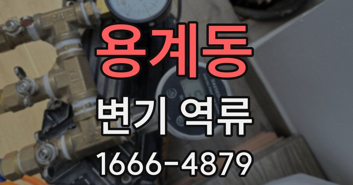 용계동 변기 역류