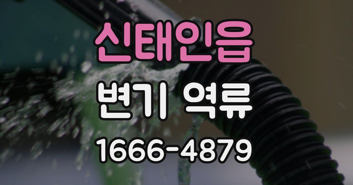 신태인읍 변기 역류