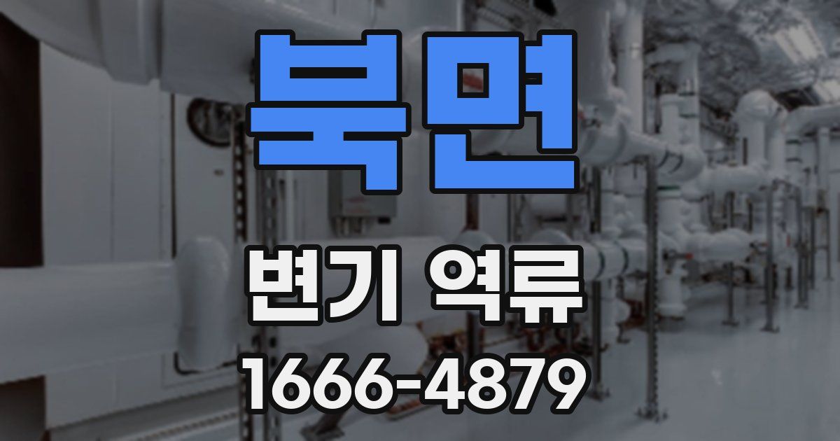 북면 변기 역류
