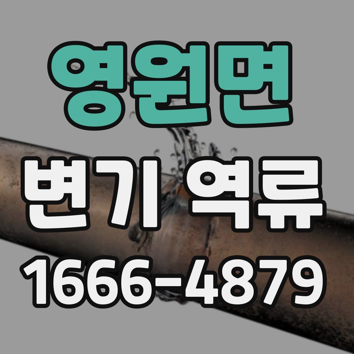 영원면 변기 역류