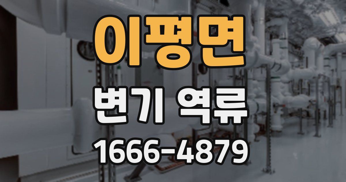 이평면 변기 역류