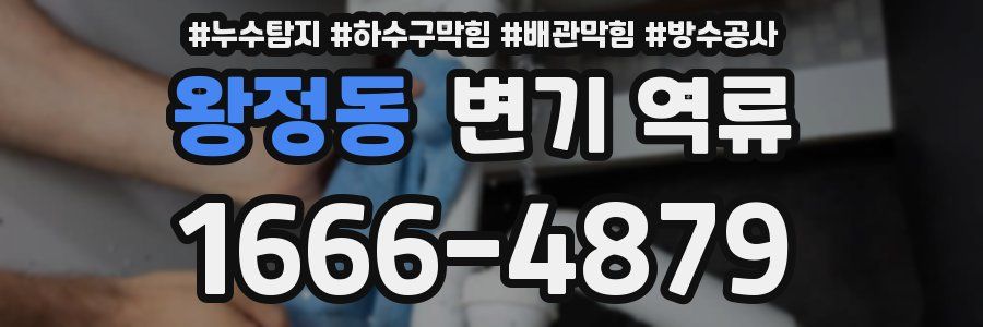 왕정동 변기 역류