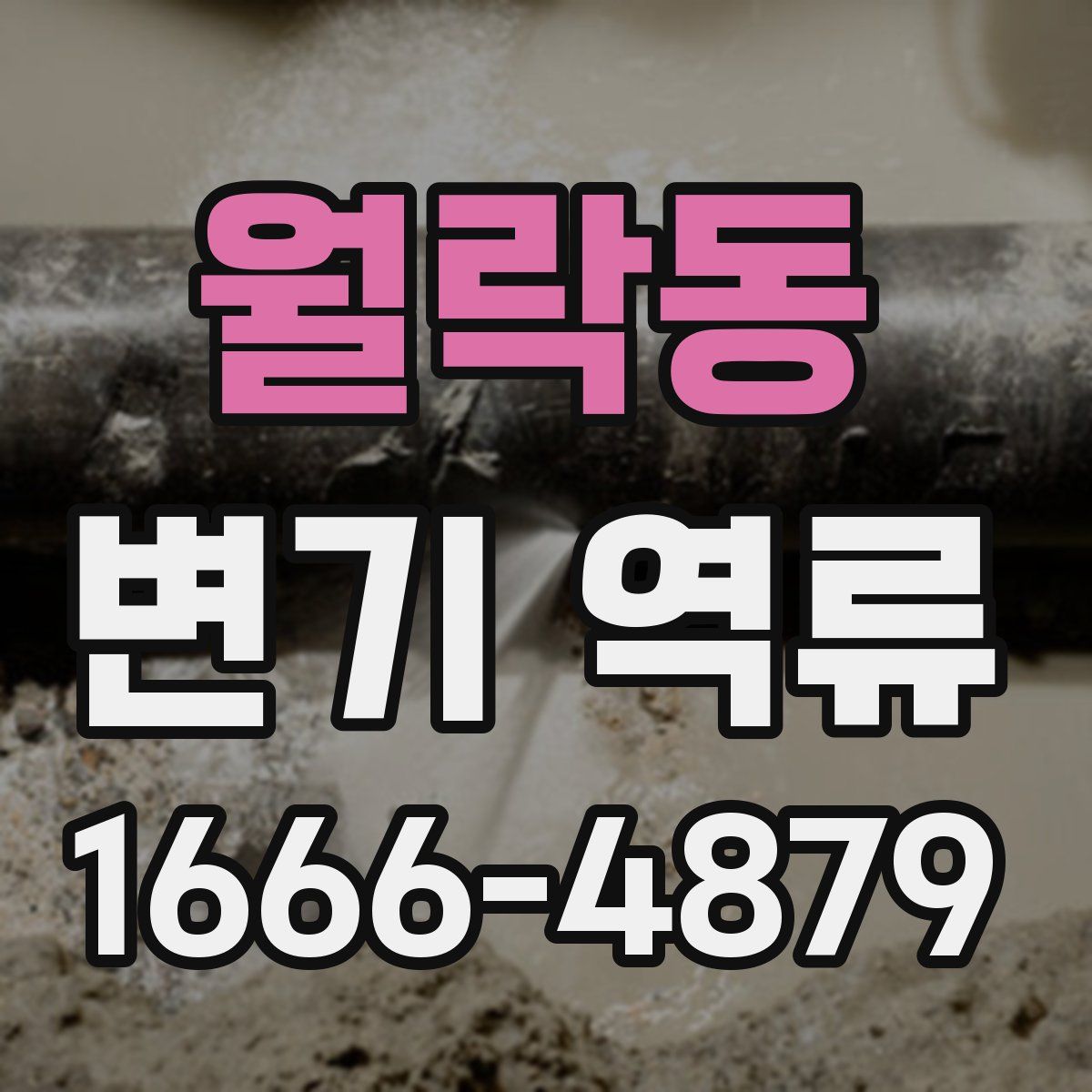 월락동 변기 역류