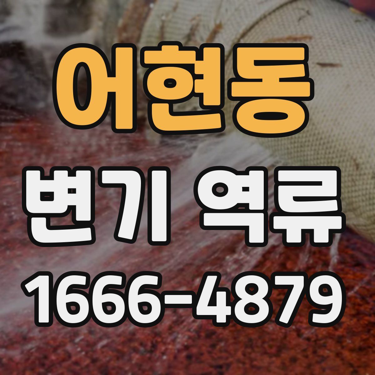 어현동 변기 역류