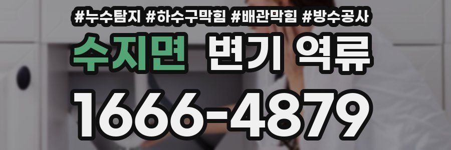 수지면 변기 역류