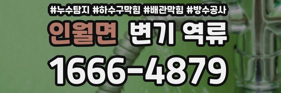 인월면 변기 역류