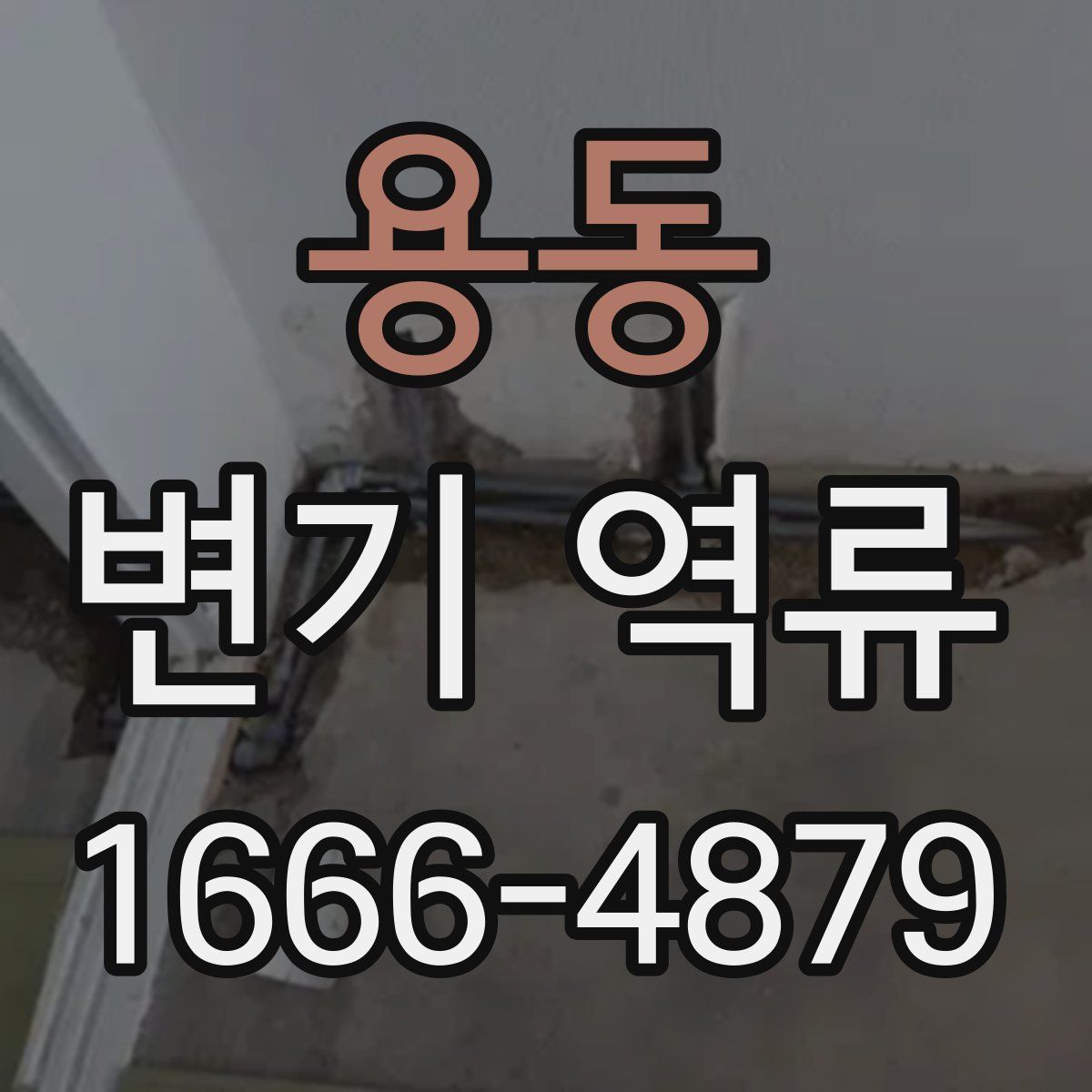 용동 변기 역류