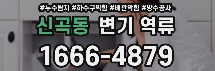 신곡동 변기 역류