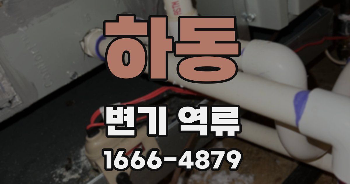 하동 변기 역류