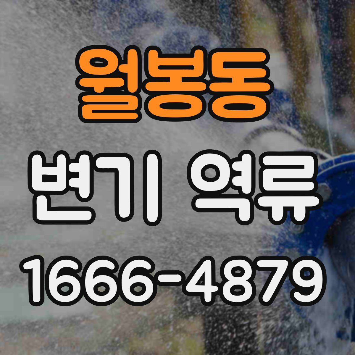월봉동 변기 역류