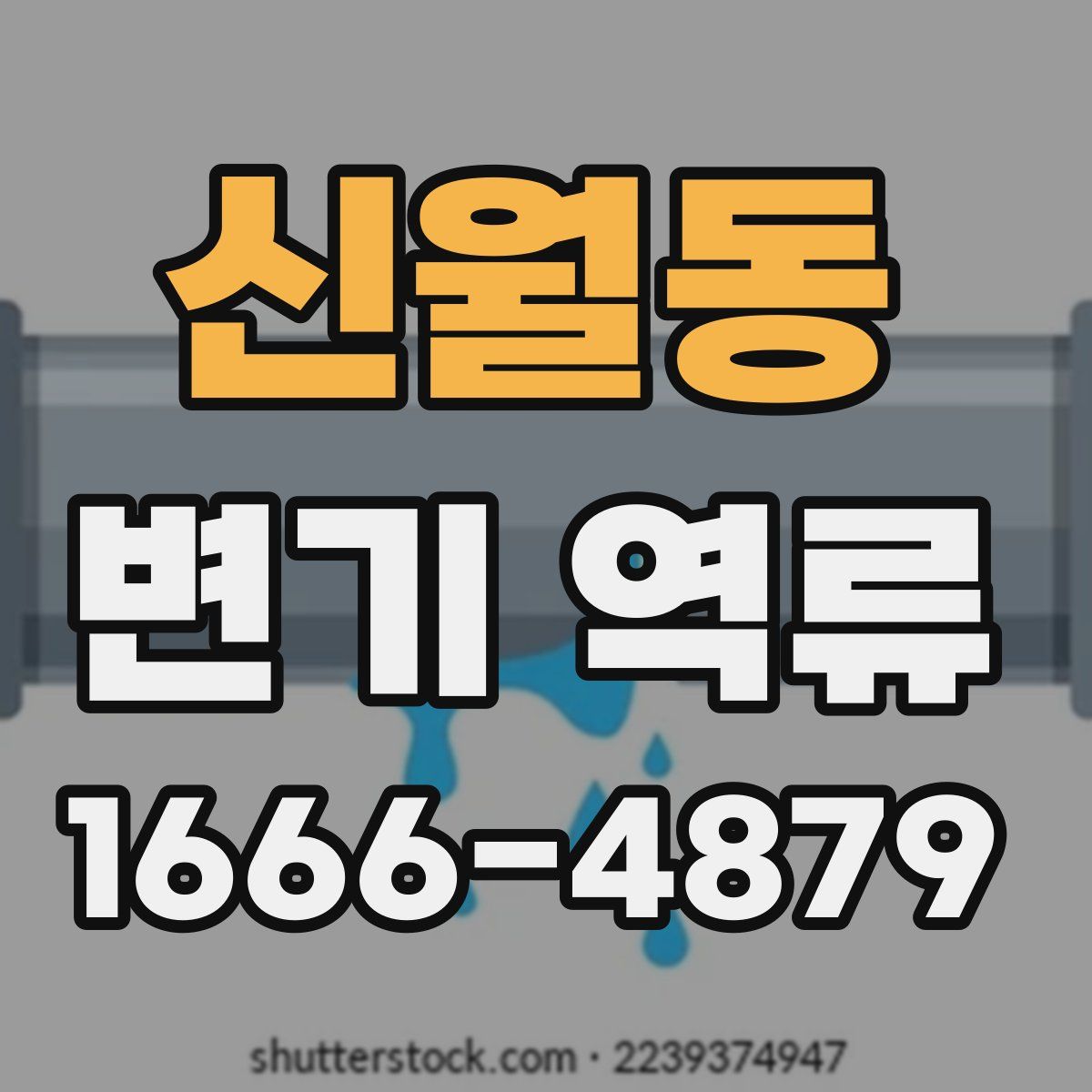 신월동 변기 역류