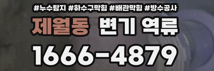 제월동 변기 역류