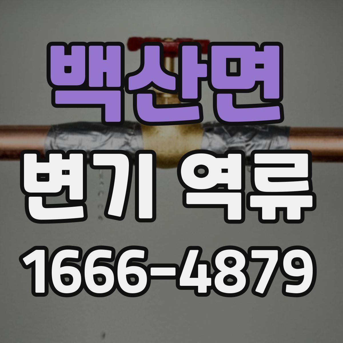 백산면 변기 역류