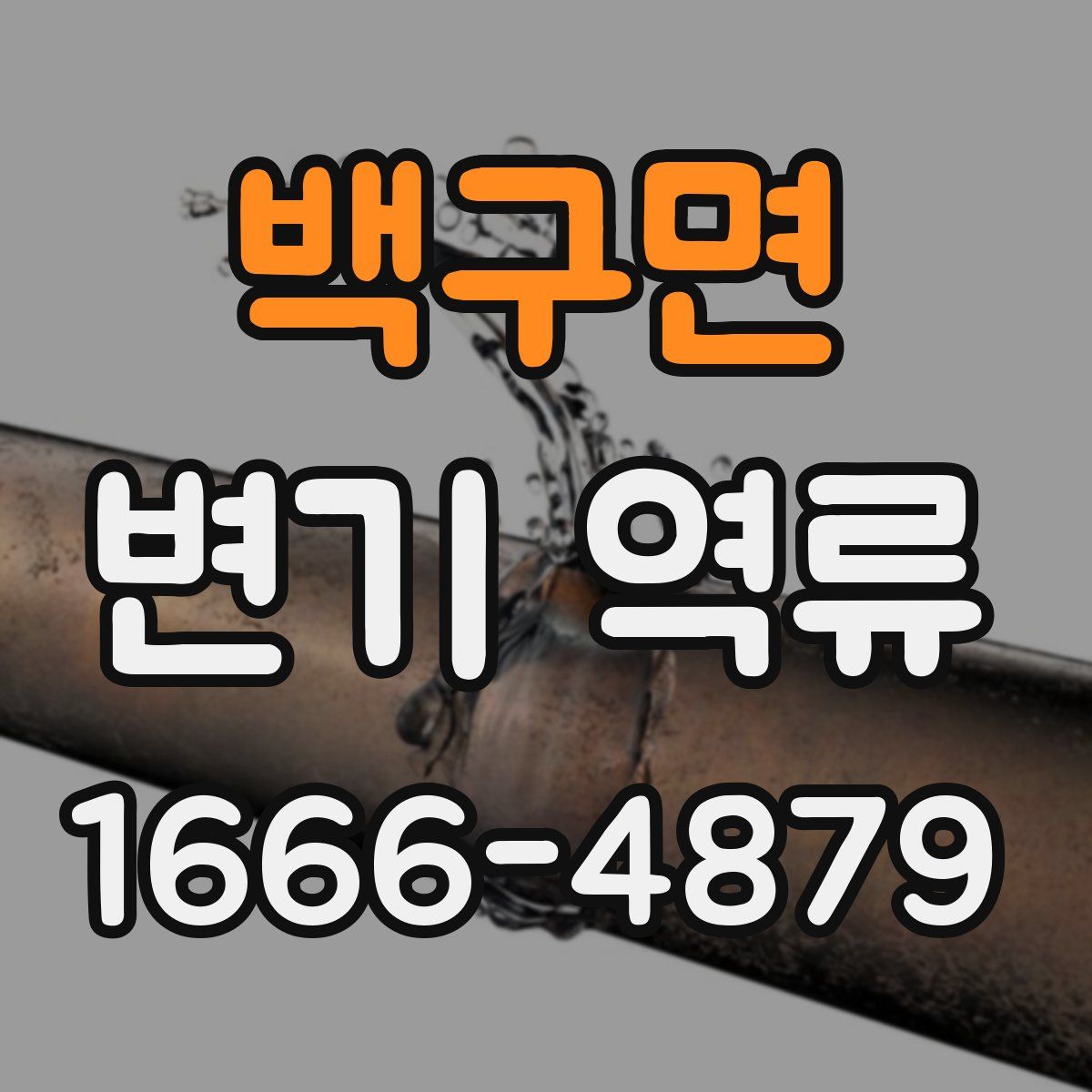 백구면 변기 역류