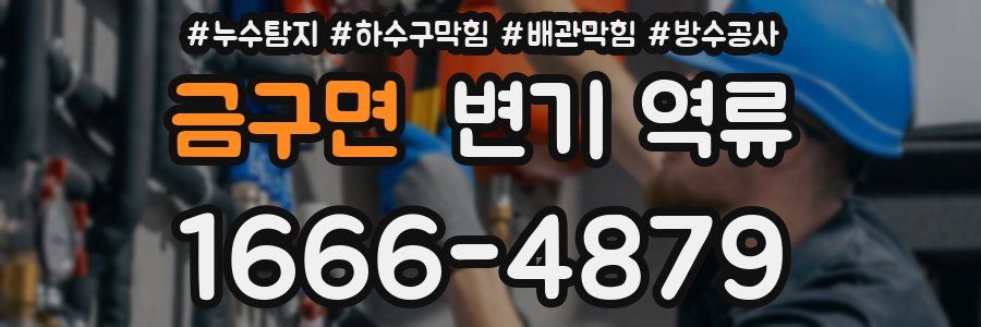 금구면 변기 역류