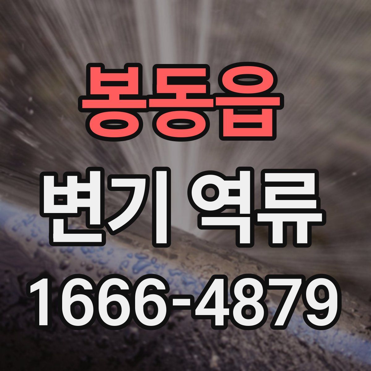 봉동읍 변기 역류