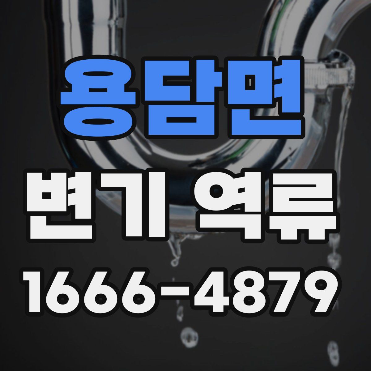 용담면 변기 역류
