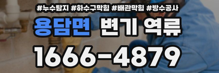용담면 변기 역류
