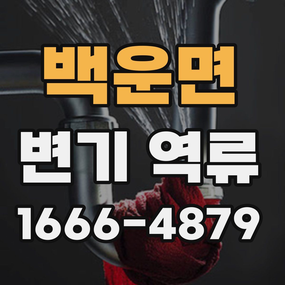 백운면 변기 역류
