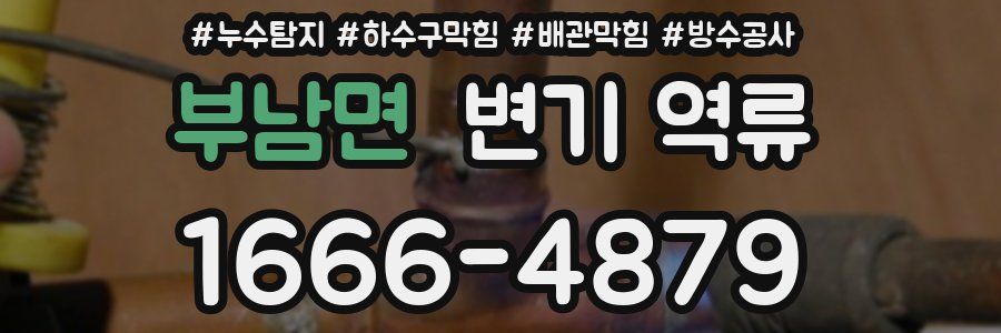부남면 변기 역류