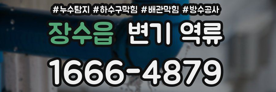 장수읍 변기 역류