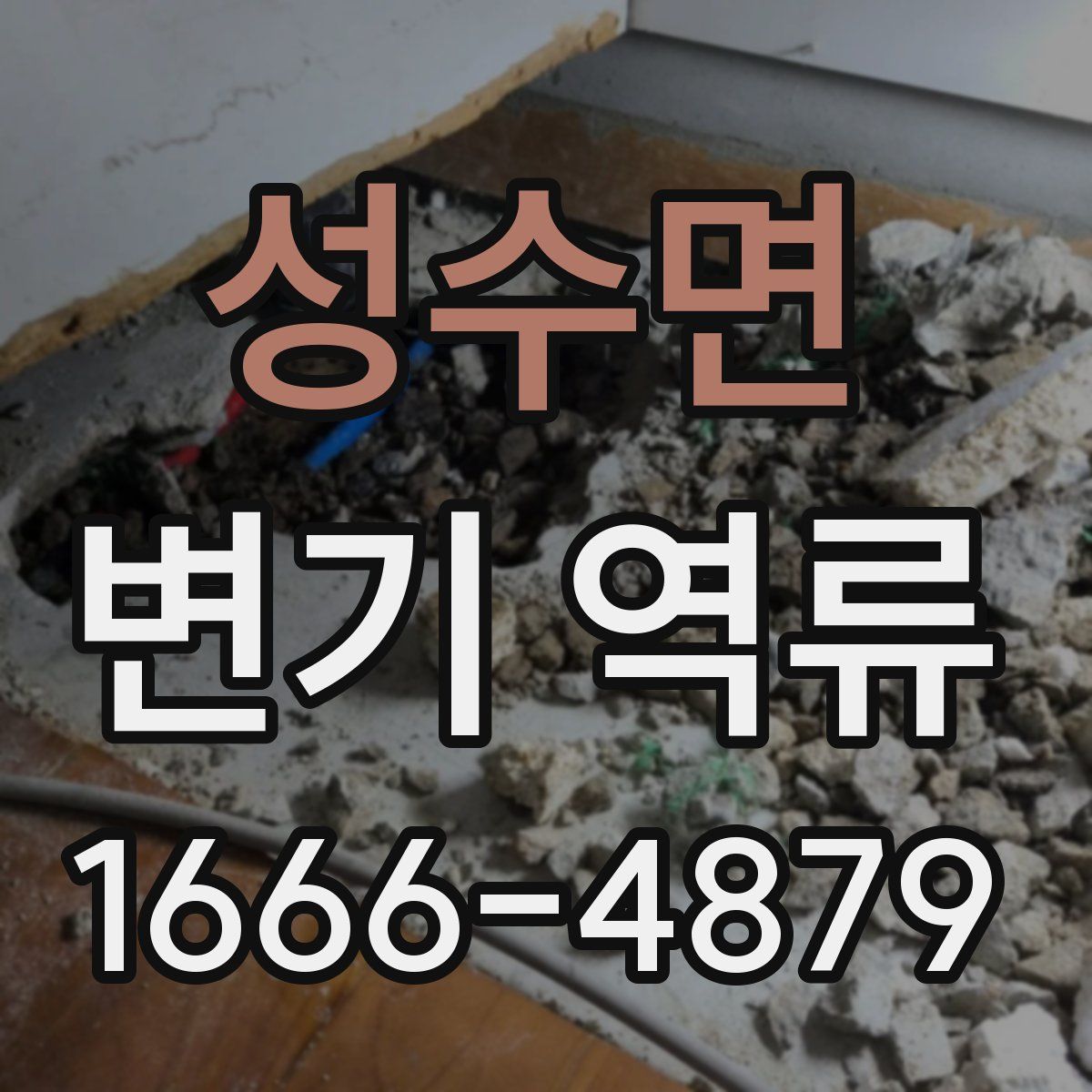 성수면 변기 역류