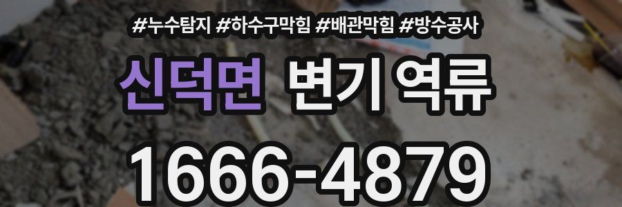 신덕면 변기 역류