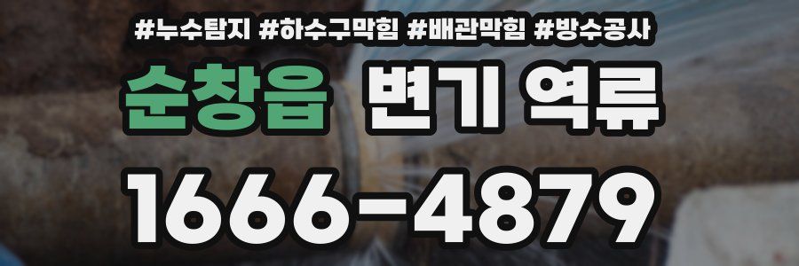 순창읍 변기 역류