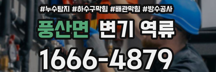 풍산면 변기 역류