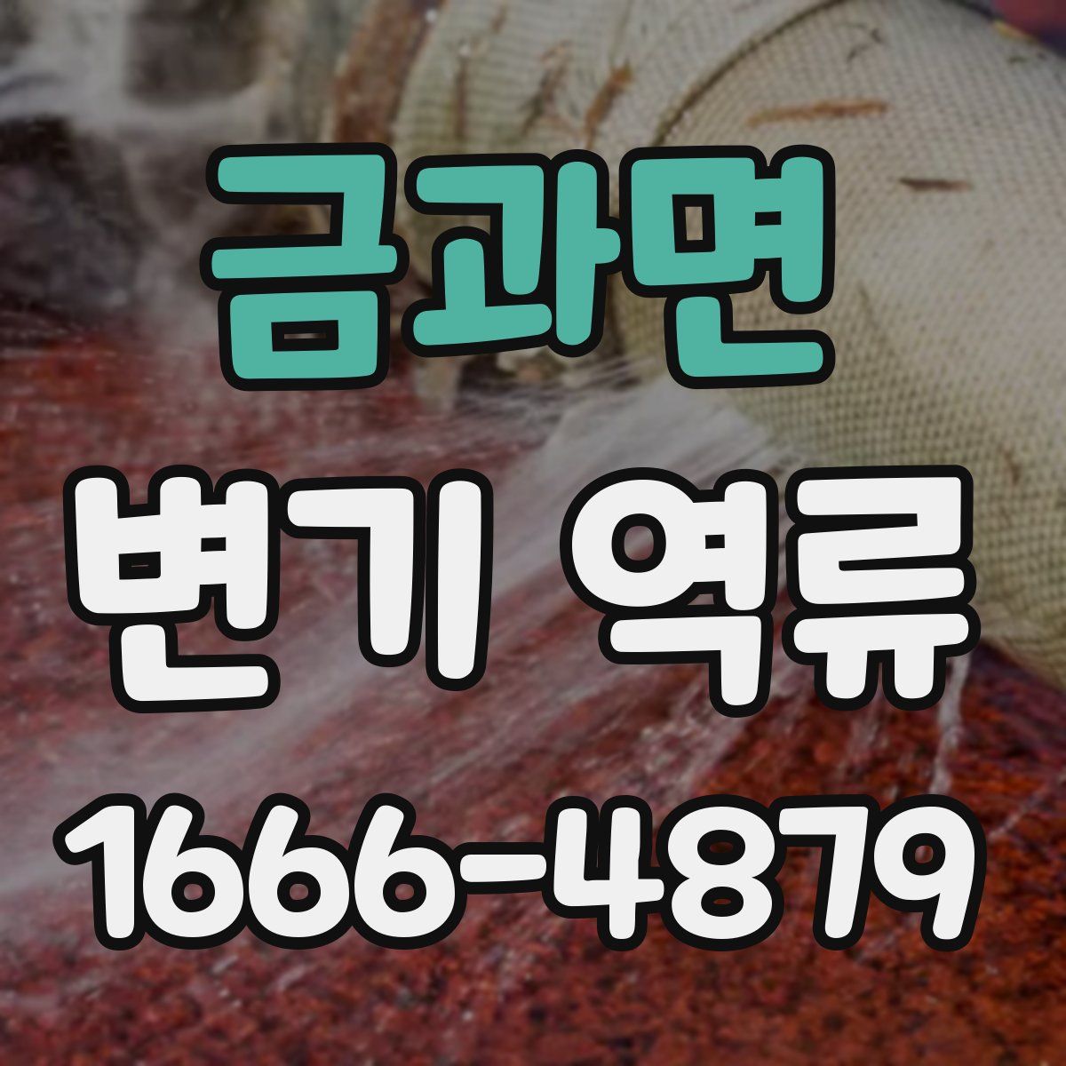 금과면 변기 역류