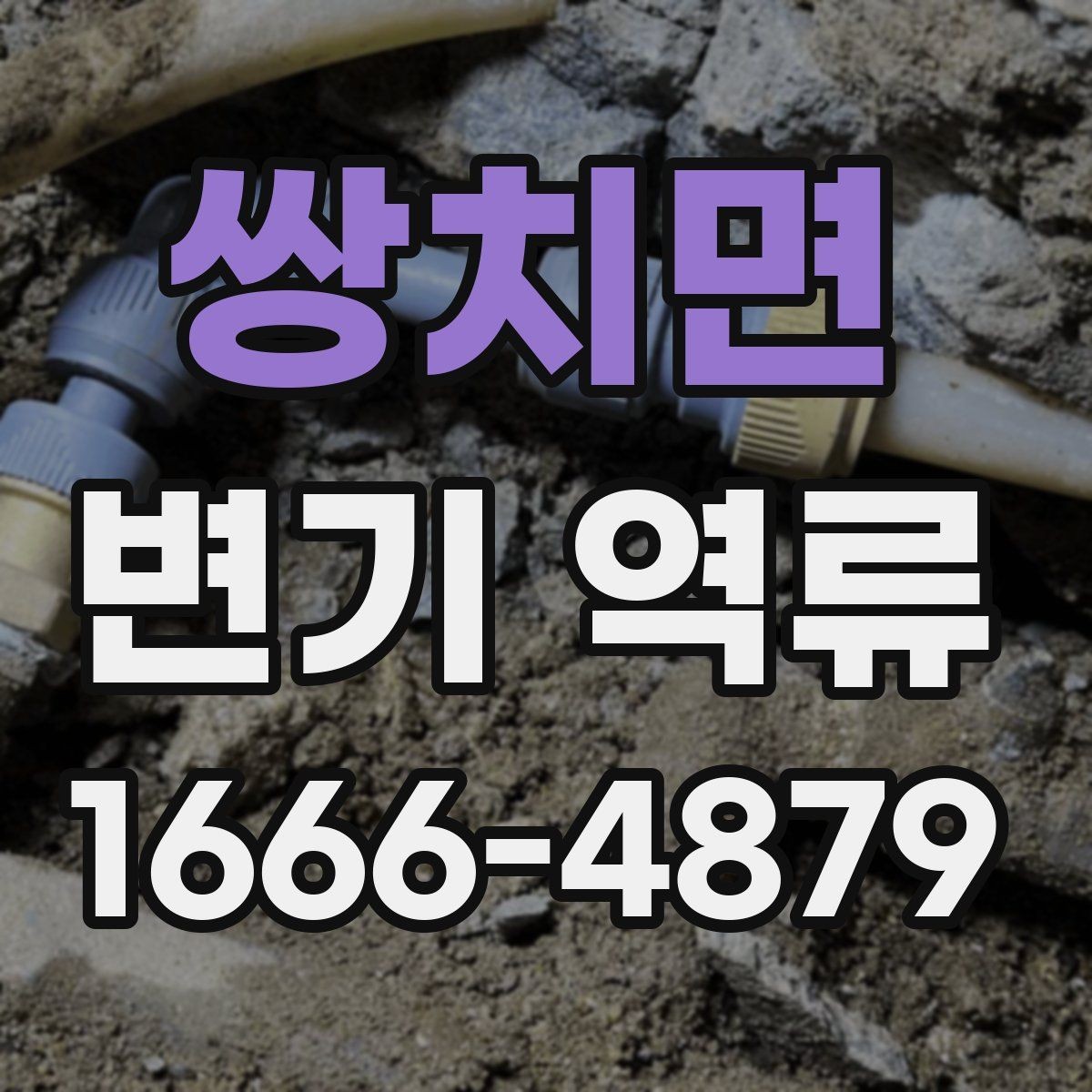 쌍치면 변기 역류 공동 배관 문제를 의심하는 기준