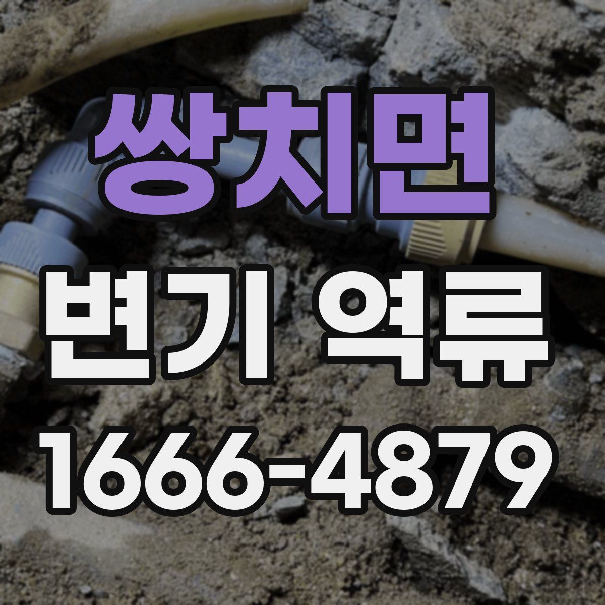 쌍치면 변기 역류