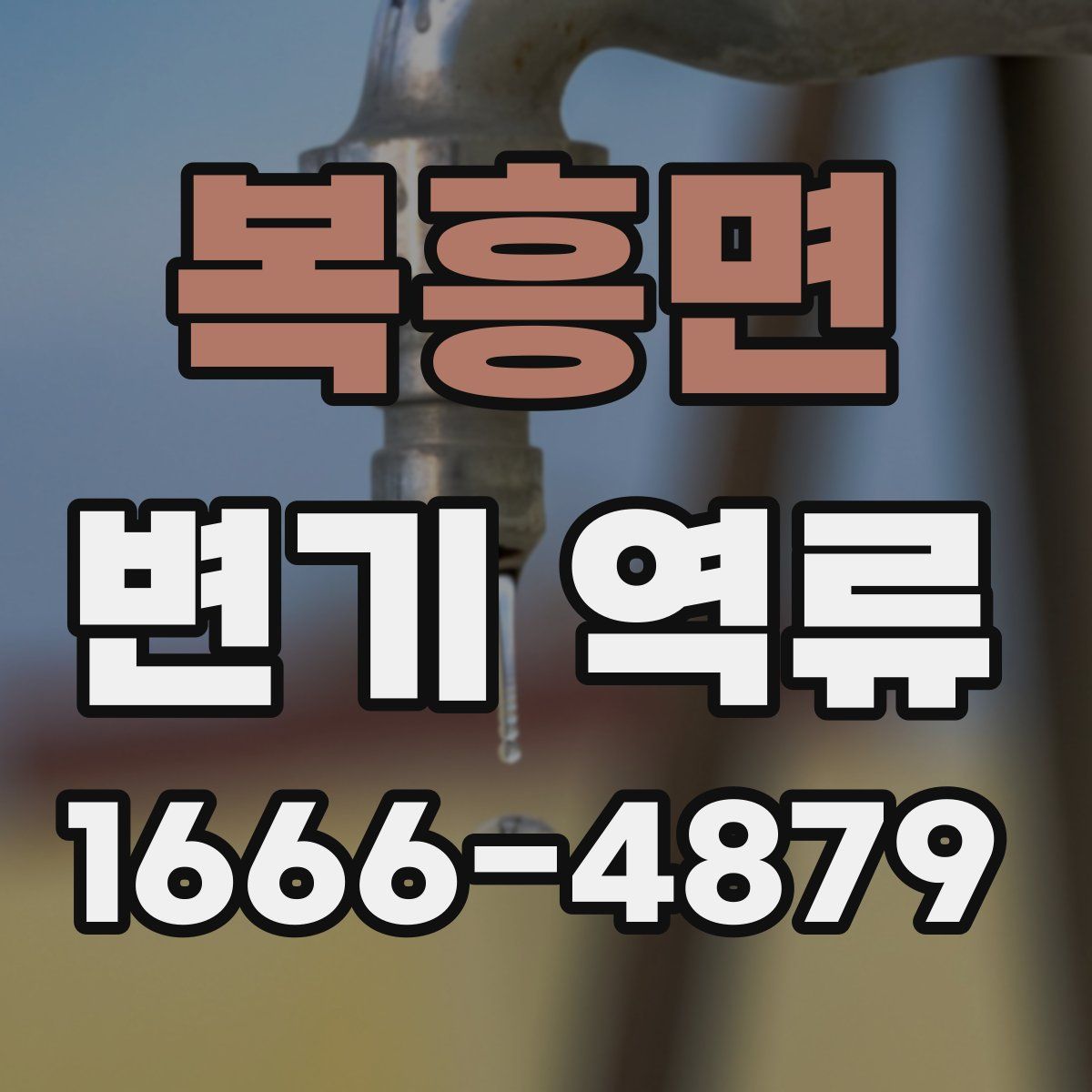 복흥면 변기 역류