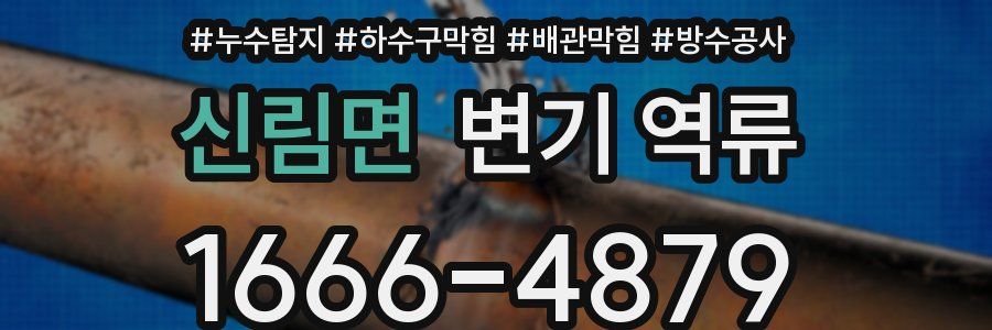 신림면 변기 역류